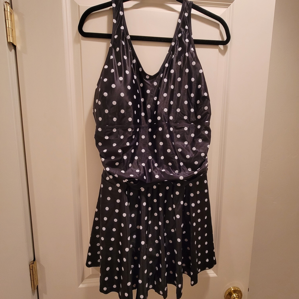 Polka Dot One Piece Swimsuit